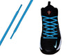 Aqua Blue Round Athletic Lace