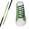 2-Tone Reversible Lime Green/Black Flat Lace