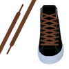 Golden Brown Flat Athletic Lace