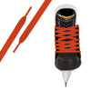 Fire Orange Pro Waxed Hockey Skate Lace