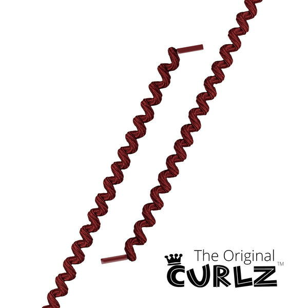 Burgundy Curlz™ No-Tie Lace