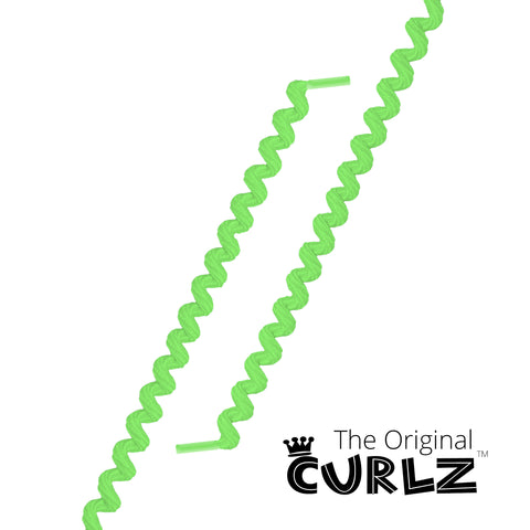 Neon Green Curlz™ No-Tie Lace