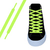 Neon Yellow Flat Athletic Lace