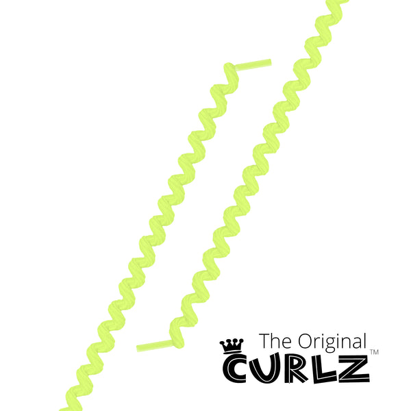 Neon Yellow Curlz™ No-Tie Lace