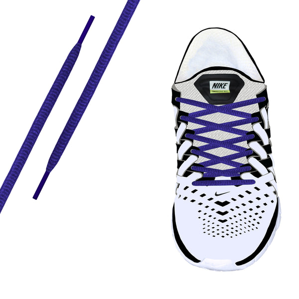 Purple Oval Athletic Lace