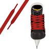 Red Pro Waxed Hockey Skate Lace