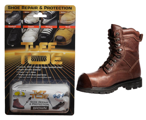 Tuff Toe Boot Toe Protection & Repair - Brown