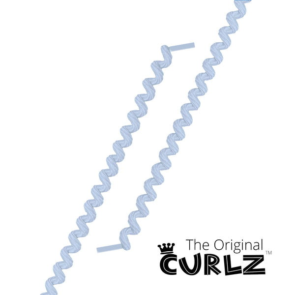 White Curlz™ No-Tie Lace